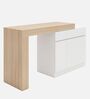 Natura Study Table in Beige and White Finish Natura Study Table in Beige and White Finish