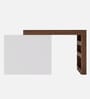 Natura Study Table In Planked Walnut And White Finish Natura Study Table In Planked Walnut And White Finish