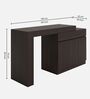 Natura Study Table in Wenge Finish Natura Study Table in Wenge Finish