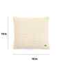 Natural 100% Cotton Kelly 16X16 Inches Knitted Cushion Cover