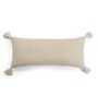Natural 100% Cotton Marina 14X27 Inches Knitted Cushion Cover