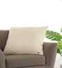 Natural 100% Cotton Transfer Knit 24X24 Inches Knitted Cushion Cover