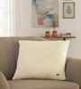 Natural 100% Cotton18X18 Inches Knitted Cushion Cover With Filler