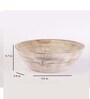 Natural 280ml Brown MDF Serving Bowl