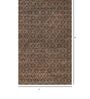Natural and White Omsk Geometric Jute 5ft x 8ft Hand Woven Carpet