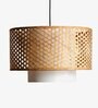 Belindra Natural Bamboo Hanging Light