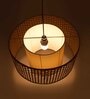Belindra Natural Bamboo Hanging Light