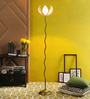 Beige Bamboo Floor Lamp