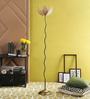 Beige Bamboo Floor Lamp