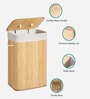 Natural Bamboo Laundry Basket