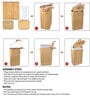 Natural Bamboo Laundry Basket