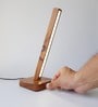 Pixee Natural Brown Wood LED Lamps