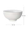 Denby Natural Canvas  White 480Ml Stoneware 1 Pc  Dinner Bowl