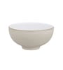 Natural Canvas  White  Stoneware 1 Pc  Dinner Bowl