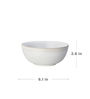 Denby Natural Canvas  White 730 Ml Stoneware 1 Pc  Serving Bowl