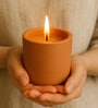 Natural Clay Candle Jar