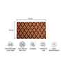 Natural Coir Door Mat-Chevron