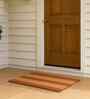 Natural Coir Door Mat-Retro Stripe