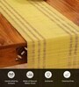Natural Grass Handmade Heat Resistant Lemon Yellow & Purple  4 Seater (12x60inches) Table Runner