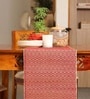 Natural Grass Handmade Heat Resistant Maroon 6 Seater (12x72inches) Table Runner