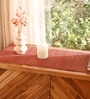Natural Grass Handmade Heat Resistant Maroon 6 Seater (12x72inches) Table Runner