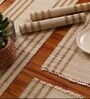 Natural Grass Handmade Heat Resistant Offwhite  6 Seater Set of 6 (12x18inches) Table Placemats