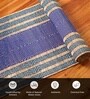 Natural Grass Handmade Heat Resistant Teal & Cobalt Blue  4 Seater (12x60inches) Table Runner