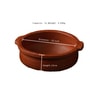 Natural Hand Made Pre Seasoned Red Clay Curry Pot, Handi Small Size (Large) (10 Inch)