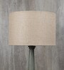 Opaline Brown Cotton Fabric Solid Lampshade