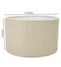 Electa Brown Cotton Fabric Solid Lampshade