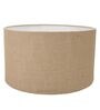 Lucca Brown Cotton Fabric Solid Lampshade