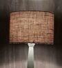 Opaline Brown Cotton Fabric Solid Lampshade