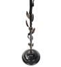 Beige Cotton Shade Floor Lamp With Metal Base