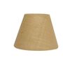 Natural Jute Fabric Shade Table Lamp, Modern Bedside & Desk Lamp with Metal Base for Bedroom, Living Room & Home Decor