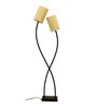 Paxton Natural Jute Shade Novelty Floor Lamp With Iron Base