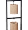 Fondi Natural Jute Shade Novelty Floor Lamp With Iron Base