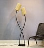 Paxton Natural Jute Shade Novelty Floor Lamp With Iron Base