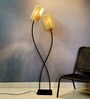 Paxton Natural Jute Shade Novelty Floor Lamp With Iron Base