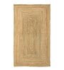 Natural Jute Solid 3 x 5 Feet Dhurrie