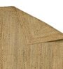 Natural Jute Solid 3 x 5 Feet Dhurrie
