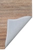 Beige Solid Jute 5 ft x 7 ft Hand Woven Carpet