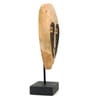 Natural Mango Wood & Iron Museum Mask Showpieces