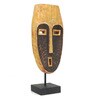 Natural Mango Wood & Iron Museum mask Showpieces