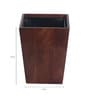 9 Ltr Open Wooden Dustbins In Brown