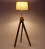 Natural Mango Wood Floor Lamp (1 Piece)