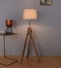 Natural Mango Wood Floor Lamp (1 Piece)