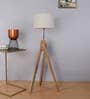 Natural Mango Wood Floor Lamp (1 Piece)