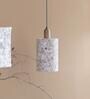 Acura Beige Wood Hanging Light