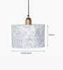 Laasya Blue Wood Hanging Light