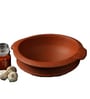 Natural Non Stick Pre Seasoned Red Clay Cooking Pot, Handi Small Size (Large) (10 Inch)